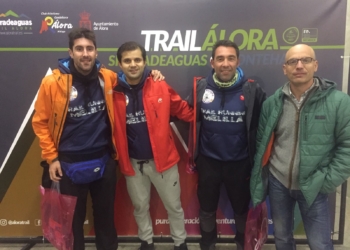 Los cuatro componentes de la expedición melillense a tierras malagueñas.