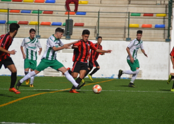 Imagen de uno de los partidos de este equipo en La Espiguera.