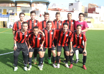 Once inicial que el CF Rusadir puso en liza en el encuentro de la matinal de ayer, frente al conjunto sevillano de la UD Tomares.