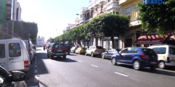 La Consejería de Medio Ambiente tiene en el tintero una opción para descongestionar el tráfico hacia la frontera, quitando aparcamientos en Polavieja y habilitando tres carriles.