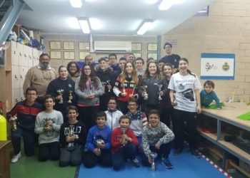 Tiradores pertenecientes a la Federación Melillense que estuvieron presentes en estos campeonatos locales.