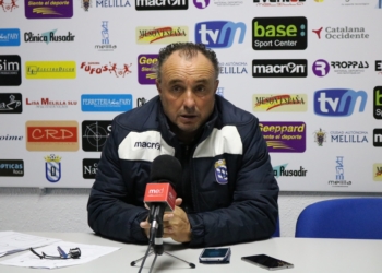 Josu Uribe, en la rueda de prensa oficial de la escuadra de nuestra ciudad.