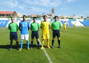 El colegiado de este domingo dirigió a la UD Melilla en el Álvarez Claro frente al Cádiz, en la temporada pasada.