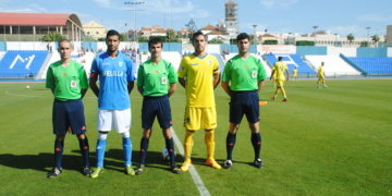 El colegiado de este domingo dirigió a la UD Melilla en el Álvarez Claro frente al Cádiz, en la temporada pasada.