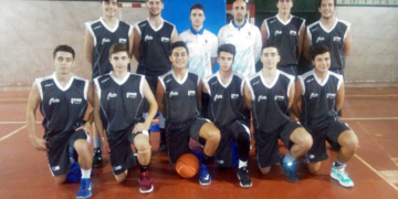 Integrantes de la Selección Junior de la Federación Melillense de Baloncesto.