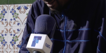 Musa, nombre ficticio, ayer, durante la entrevista concedida a FaroTV Melilla.