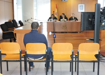 Imagen de la primera vista del juicio, celebrada el pasado miércoles 15 en la Audiencia Provincial.