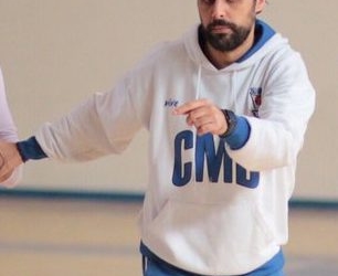 Alejandro Alcoba, técnico del Club Melilla Baloncesto