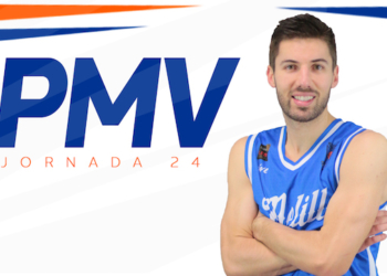 Jorga Sanz, jugador del Melilla Baloncesto.