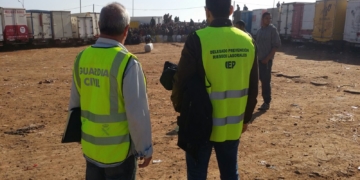 AEGC y el sindicato policial CEP estuvieron ayer evaluando riesgos laborales en Barrio Chino.
