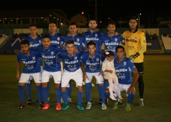 Este fue el once inicial de la UD Melilla en el partido de la primera vuelta frente al Extremadura UD y que se terminó perdiendo por 0-1.