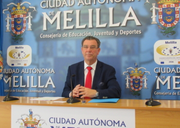 El consejero de Deportes, en una rueda de prensa.