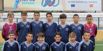 Componentes de la selección alevín melillense que va a tomar parte en el Campeonato de España de Selecciones Autonómicas.