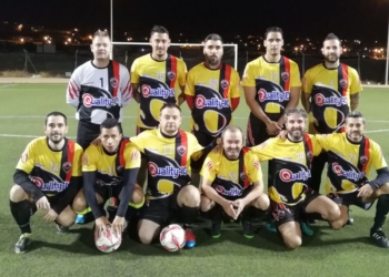 Jugadores de la escuadra melillenses que se desplazarán el próximo mes de junio hasta Granada.