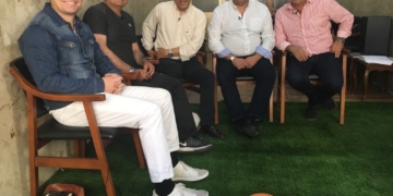 Tertulianos que estuvieron presentes en el programa de ‘El Chirimbolo’ de FaroTV.