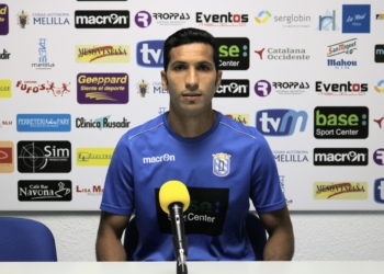 Mahanan, central y uno de los capitanes de la escuadra de la UD Melilla.