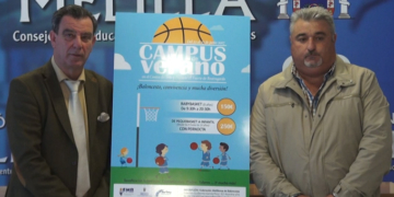 Imagen de la presentación del Campus, con Antonio Miranda y Javi Almansa.