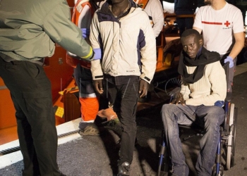 Una patera con 52 inmigrantes arribó el pasado domingo a Motril.