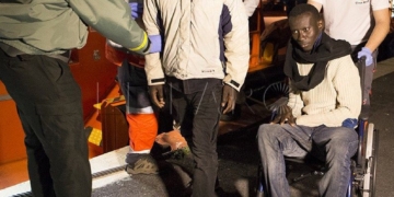 Una patera con 52 inmigrantes arribó el pasado domingo a Motril.