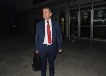 El abogado José Luis Alabarce, quien ejerce la defensa de Tufik M., el acusado del crimen del pub Angelo.