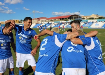 Mahanan, en la celebración de uno de los goles de esta temporada