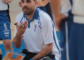 Jorge Díaz, entrenador del cadete del Melilla BC.