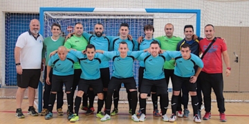Jugadores de la escuadra melillense que han participado durante esta temporada en la Liga Autonómica.