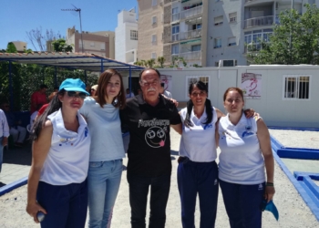 Integrantes de la expedición melillense que estuvieron presentes en tierras malagueñas.