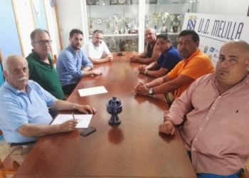 Imagen de una de las primeras reuniones del acuerdo de filialidad, entre ambas partes, al inicio de esta temporada.