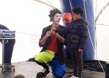 El payaso melillense Sarapín, que actuará mañana en el Teatro Kursaal, en una fotografía de archivo.