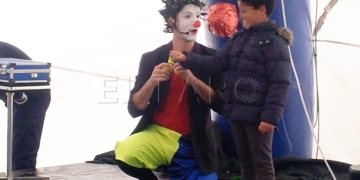 El payaso melillense Sarapín, que actuará mañana en el Teatro Kursaal, en una fotografía de archivo.