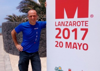 Fernando Terrez, en el Ironman de Lanzarote