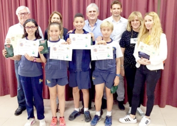 Niños del Enrique Soler, que representarán a Melilla en la fase nacional.