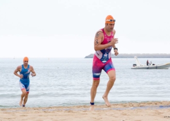 Imagen de una de las pruebas triatléticas en nuestra ciudad.