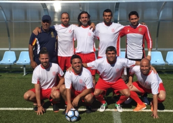 Selección española que está compitiendo en Croacia.