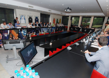 Reunión que mantuvieron todos los equipos ACB, en tierras barcelonestas.