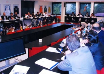 Imagen de una reunión de la ACB, en fechas pasadas.