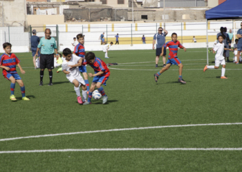 Los jugadores se emplearon a fondo pero siempre dentro de la máxima deportividad.
