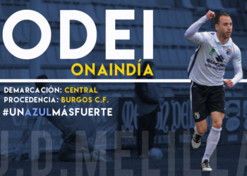 Odei Onaindía, un nuevo central para la defensa de la UD Melilla
