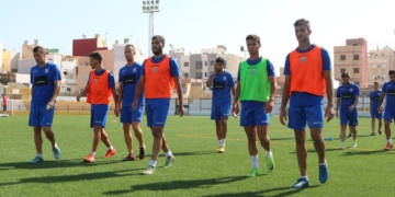 Los veintitrés jugadores que están a las órdenes de Manolo Herrero se han desplazado a la Península para realizar el stage de pretemporada