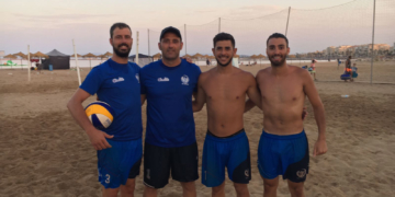Roberto Moronta, Paco Alcober, Faisal Mohamed y Mikael Tahiri fueron los finalistas de un torneo de playa que ha levantado una gran expectación