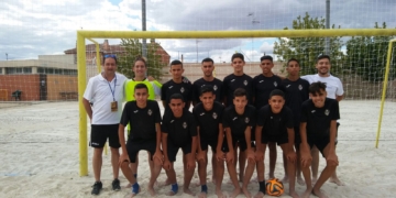 Todos los jugadores de la escuadra de nuestra ciudad, que han intervenido en este Campeonato de España cadete.