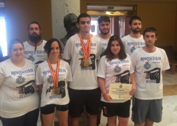 Componentes de la Federación Melillense presentes en Granada.