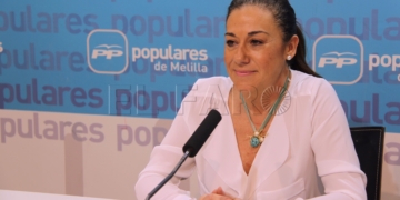 La secretaria de Comunicación del PP de Melilla, Cristna Rivas.