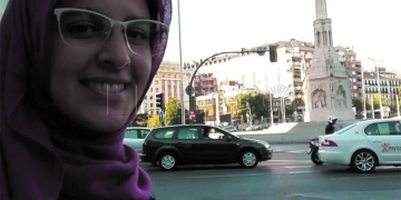 La melillense Nawal Aluch, en una imagen captada en Madrid