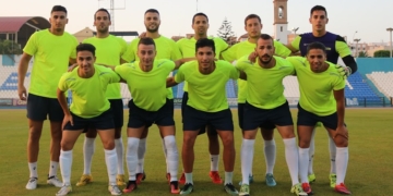 Once inicial que puso en liza Alejandro Ramos en el partido disputado frente a la Unión Deportiva Melilla