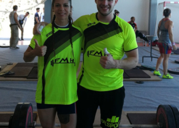 Rosa Vázquez junto a David Sánchez.