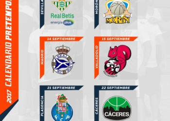Infografía de los encuentros de pretemporada que disputará el cuadro de nuestra ciudad.