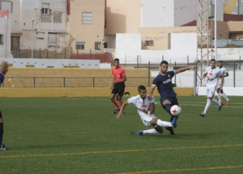 Imagen de uno de los partidos de esta temporada del conjunto melillense del Melistar.