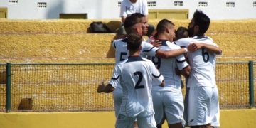 Celebración de uno de los goles merengues